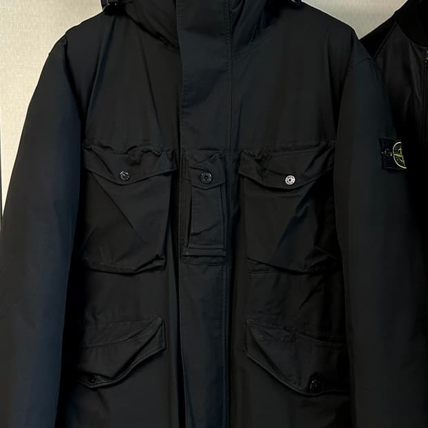 스톤아일랜드 립스탑 고어텍스 패딩 21fw XL(105-110)