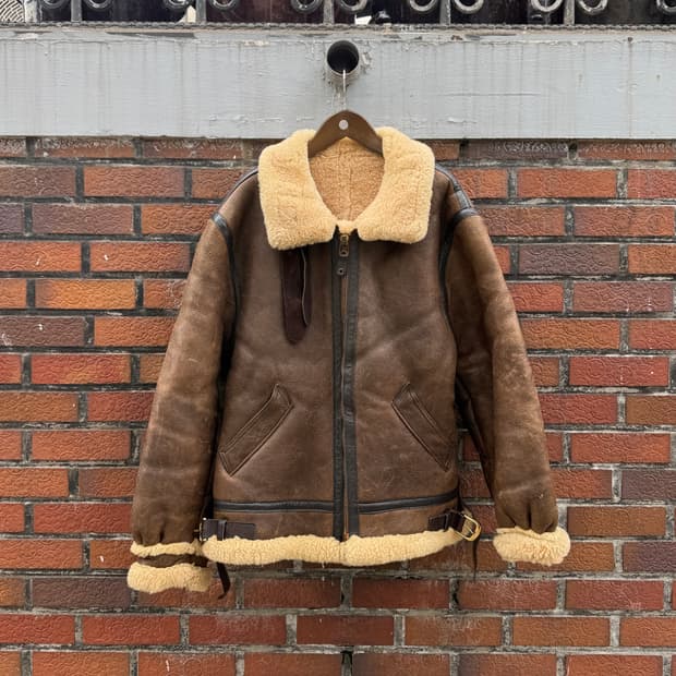 80s 골든베어 b-3 무스탕 40(XL)