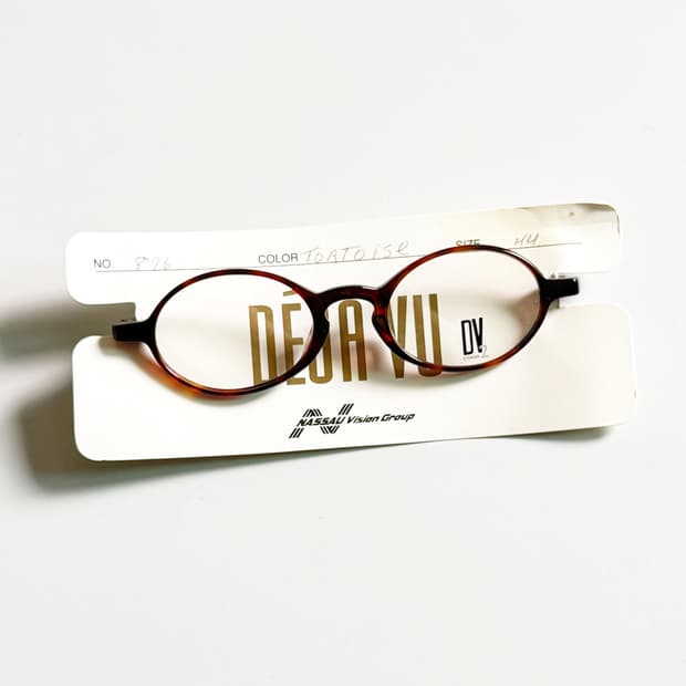 90s DEJAVU 톨토이즈 오벌 뿔테 빈티지 안경