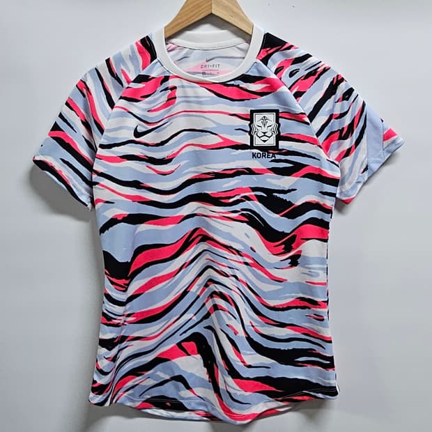 나이키 여성 대한민국 축구국대 드라이핏 탑 S