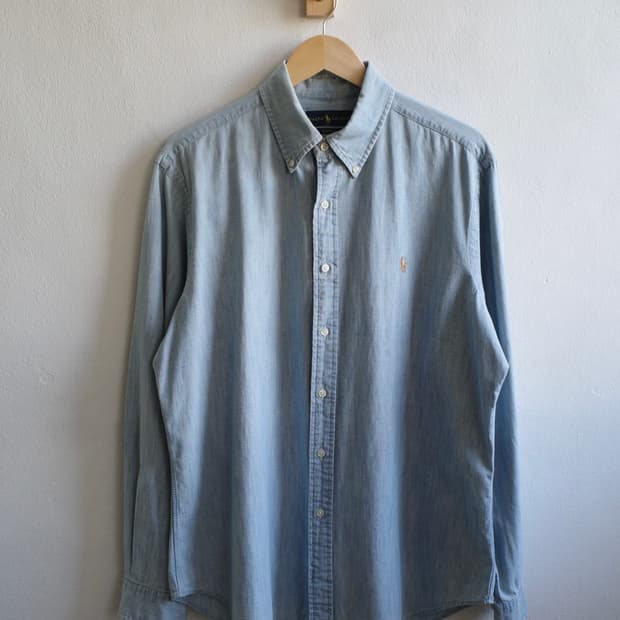 폴로 샴브레이 셔츠