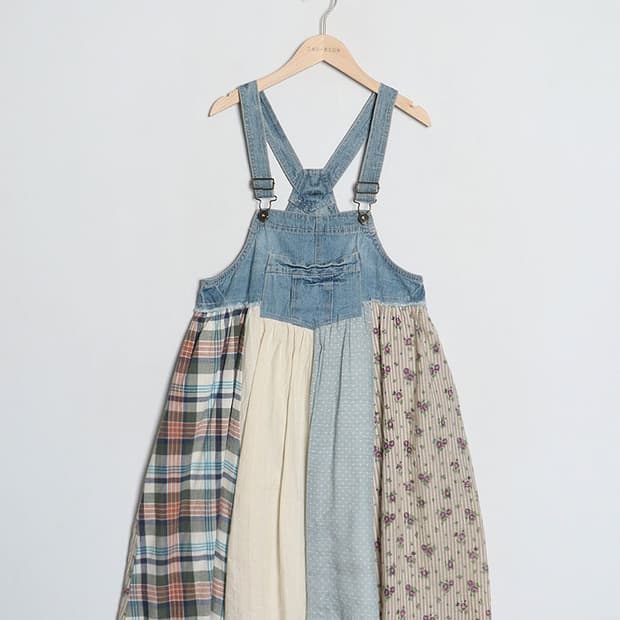 Non Mixed Fabric Jumper Skirt (44)
