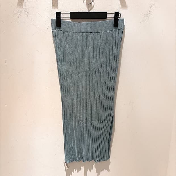 (정품/새상품) 조셉 여성 더스티블루 립 니트 스커트