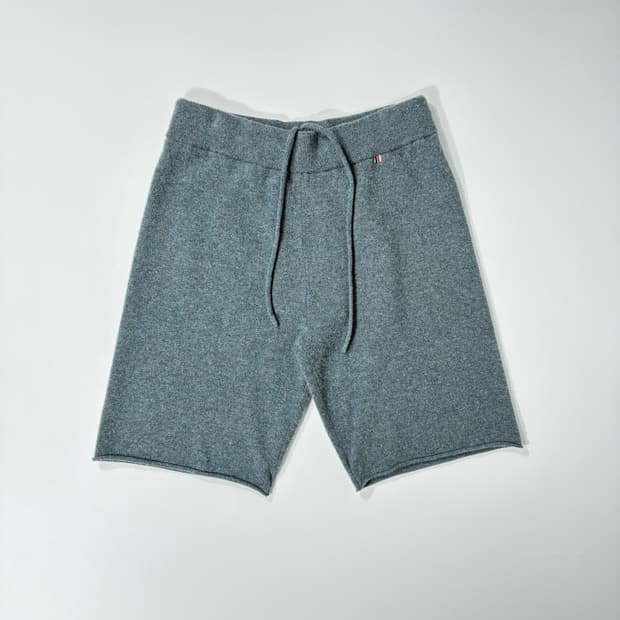 익스트림 캐시미어 LAUFEN 니트 숏츠 반바지 WAVE컬러