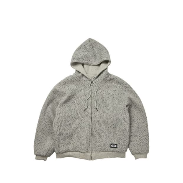 ERTR 이알티알 리버시블 와플 후드 그레이