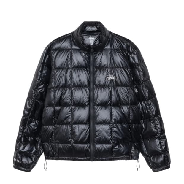 스투시 미드웨이트 퍼퍼 블랙 xs