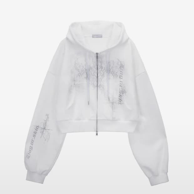 허그유어스킨 플러피 후드집업