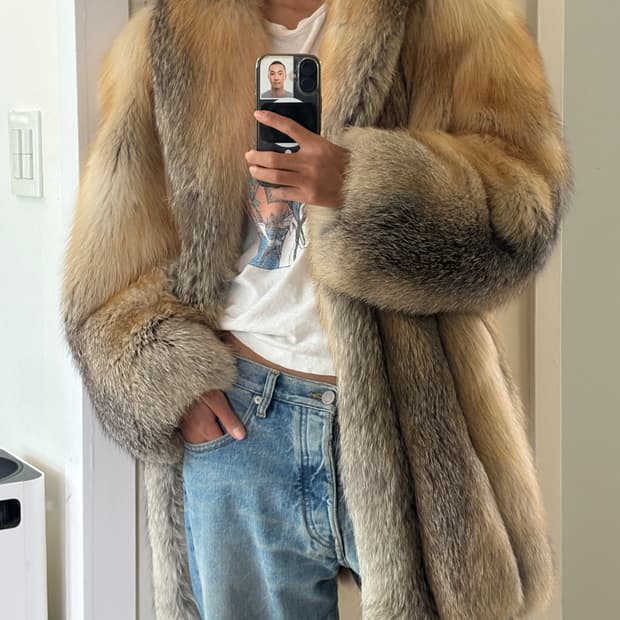 리얼폭스 빈티지퍼