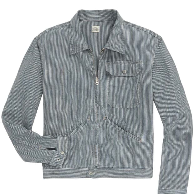 더블알엘(RRL) 스트라이프 워크 자켓 M사이즈