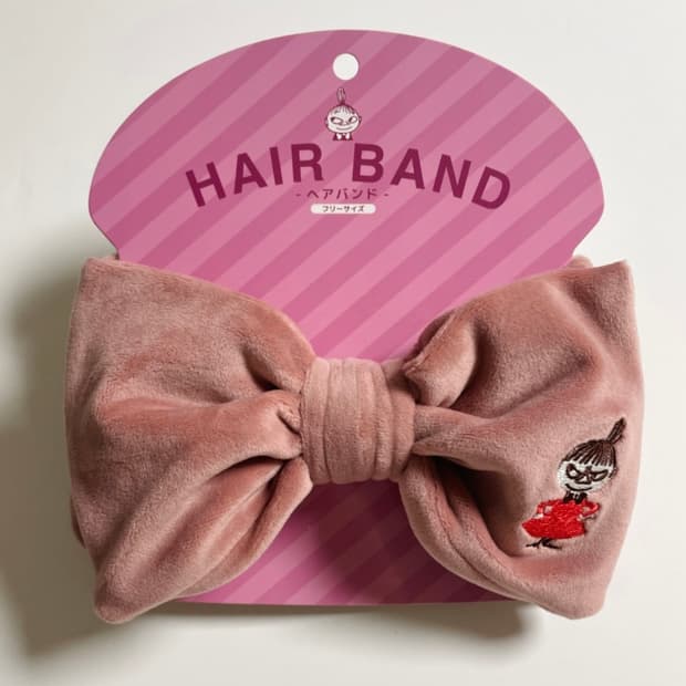 무민 리틀미 왕리본 헤어밴드