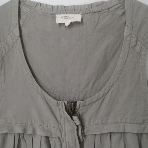 isabel marant khaki zip op