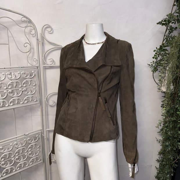 Jessi Newyork brown goat skin suede jk