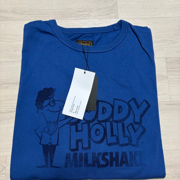 듀테로 버디 홀리 가스콘 반팔 블루 L사이즈 판매