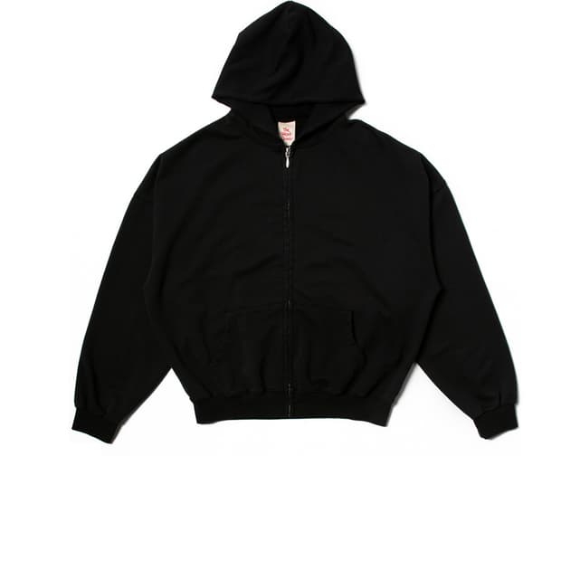 더뤡코즈 후드 집업블랙 1사이즈