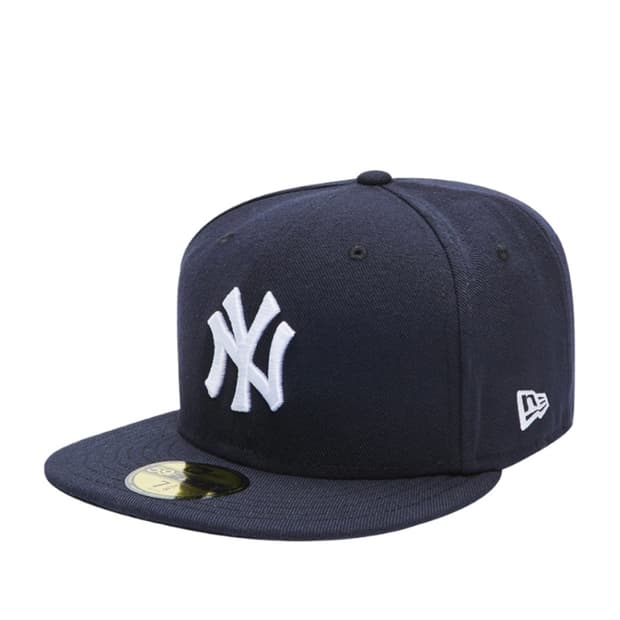 뉴에라 59피프티 MLB 어센틱 뉴욕 양키스 게임 네이비