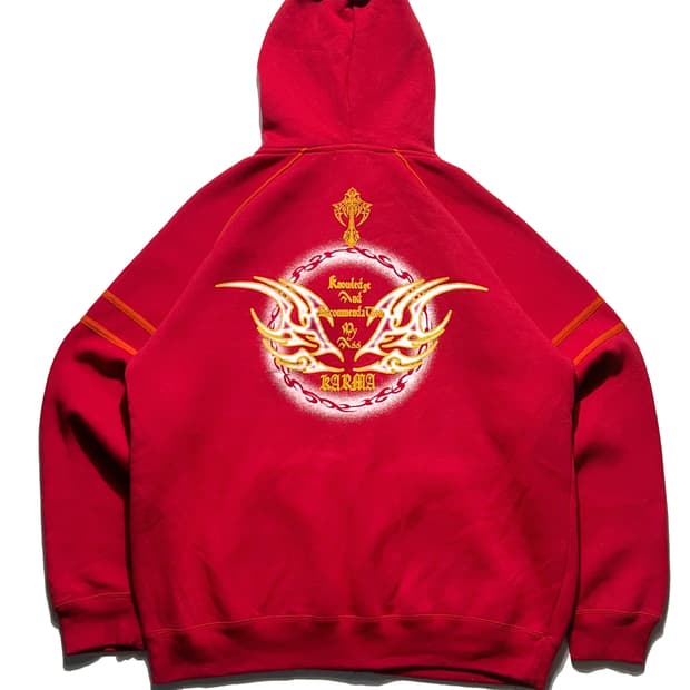 Japanese Vintage Karma 65/35 Hooded Zip