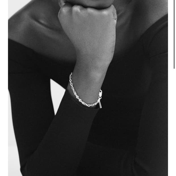 (유투버 하오 착용)소피부하이 실버 델리케이트 팔찌