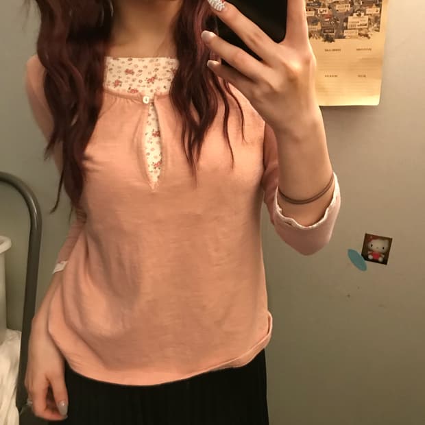 코디 SET JPN Vintage 모리걸 라떼갸루 하구미 로걀