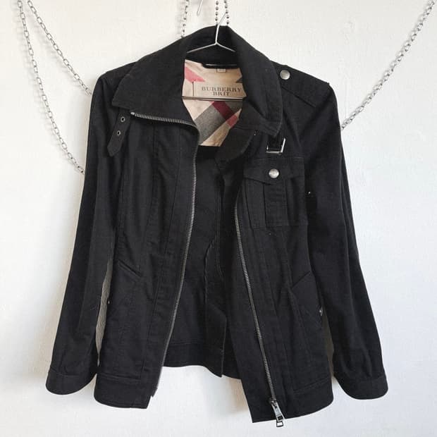 버버리 코튼 자켓