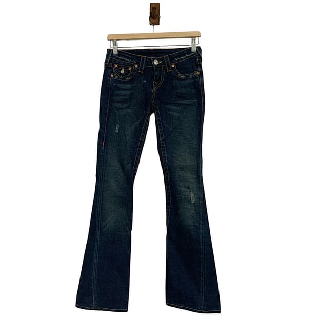 트루릴리전 여성 부츠컷 데님 팬츠 25