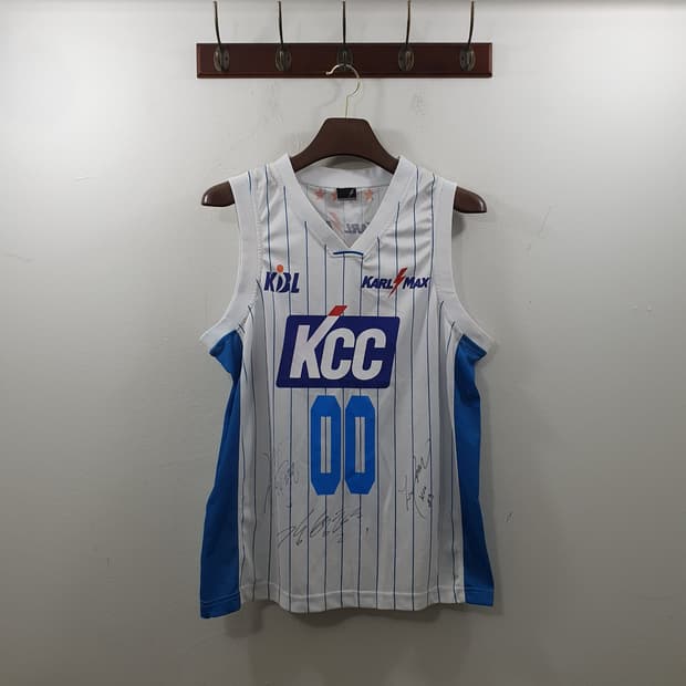 90 KCC 남성 농구 이지스 서포터즈 민소매 나시 선수싸인 유니폼