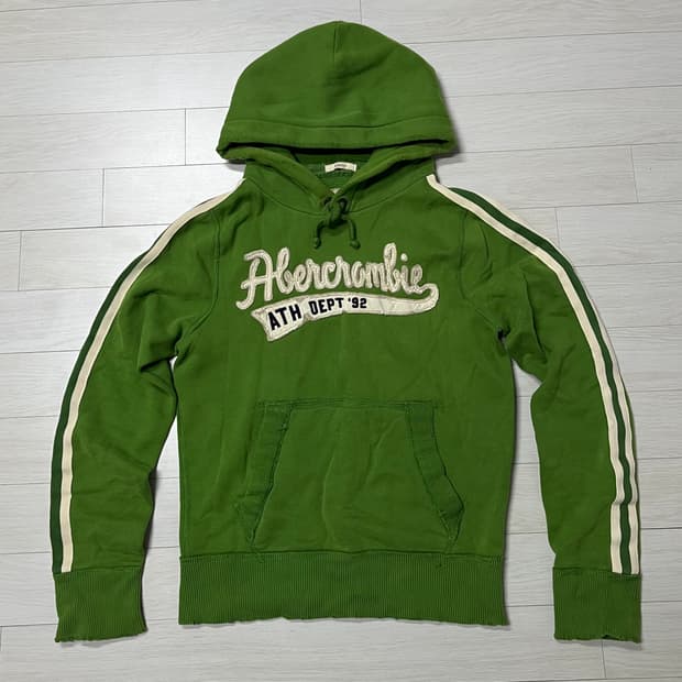 아베크롬비 후드  팔라인 y2k 그린 s
