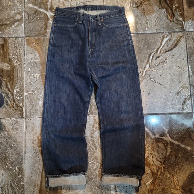 캐피탈 셀비지 데님팬츠 