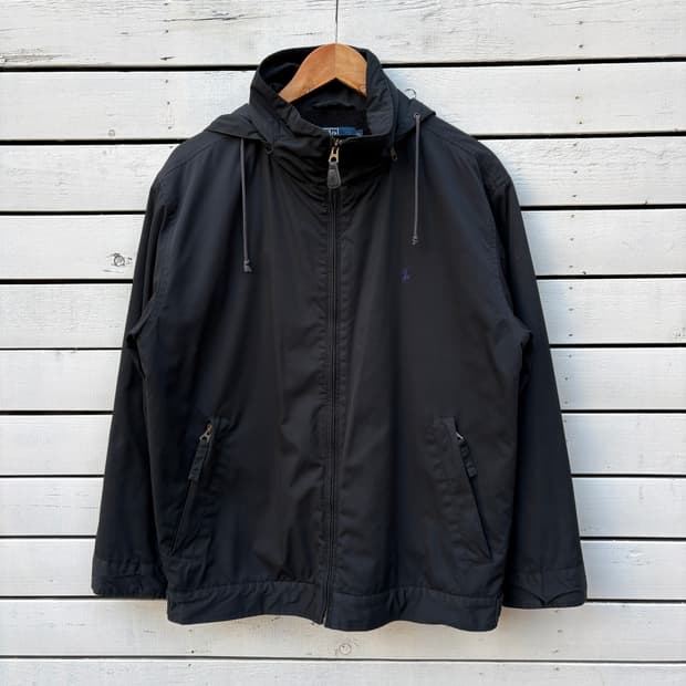 Polo 폴로 나일론 플리스 후드 자켓