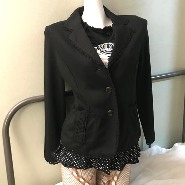 AXES FEMME 엑시즈팜 갸루 고스로리 레이스 자켓