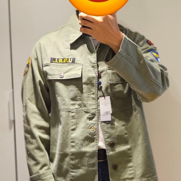 [M] 폴로 랄프로렌 25FW 릴렉스핏 헤링본 트윌 워크셔츠 디비전
