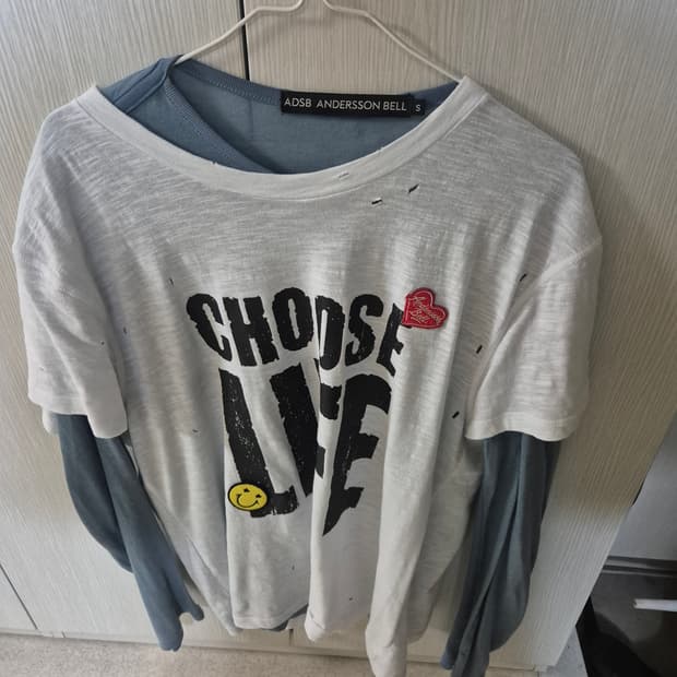 앤더슨벨 choose life 티셔츠