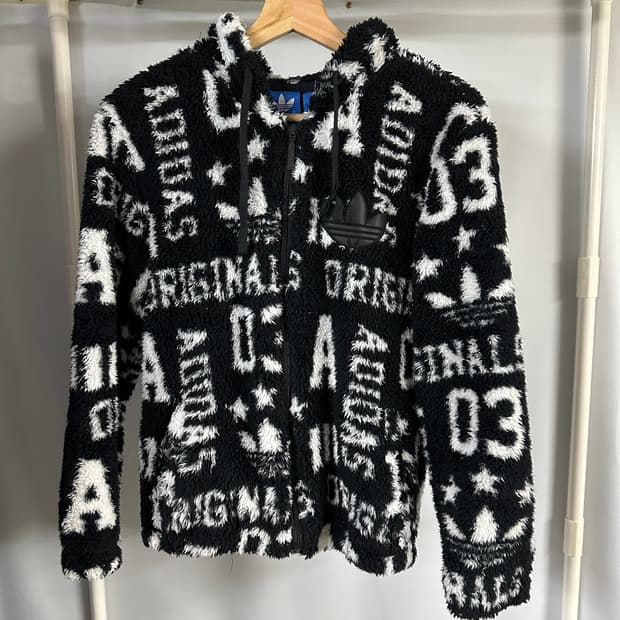 아디다스 트레포일 후드 집업