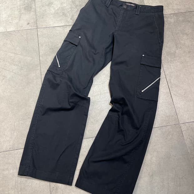 Kenzo 락펑크 락시크 블랙 카고 팬츠 
