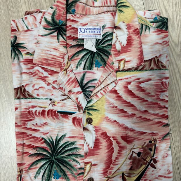 90s KY's 인터내셔널 하와이안 셔츠 하와이제 미국제