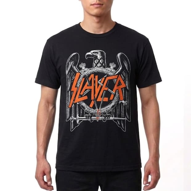 2009년 빈티지 Slayer 독수리 메탈 밴드 티셔츠