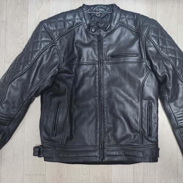빈티지 소가죽 라이더 자켓