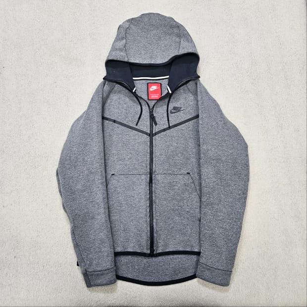 나이크 테크플리스 후드 집업 S