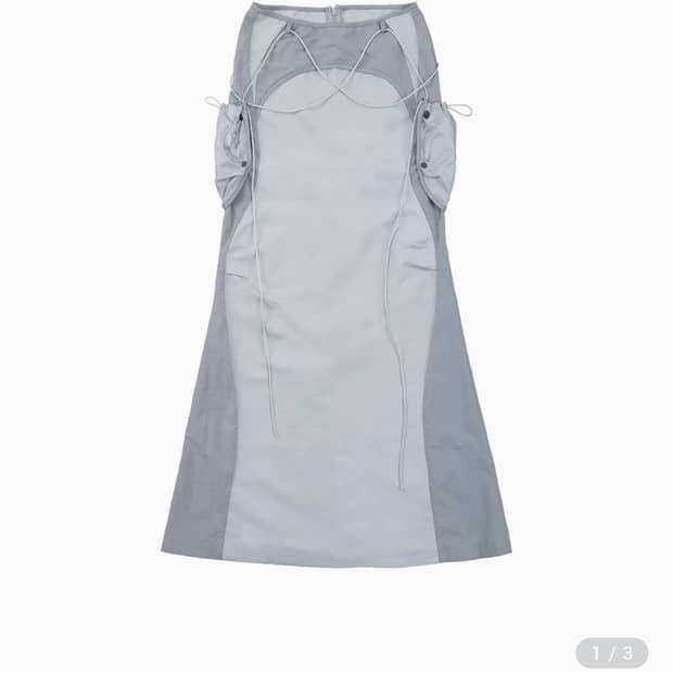 오호스 pocket bag long skirt 포켓 머메이드 스커트 치마