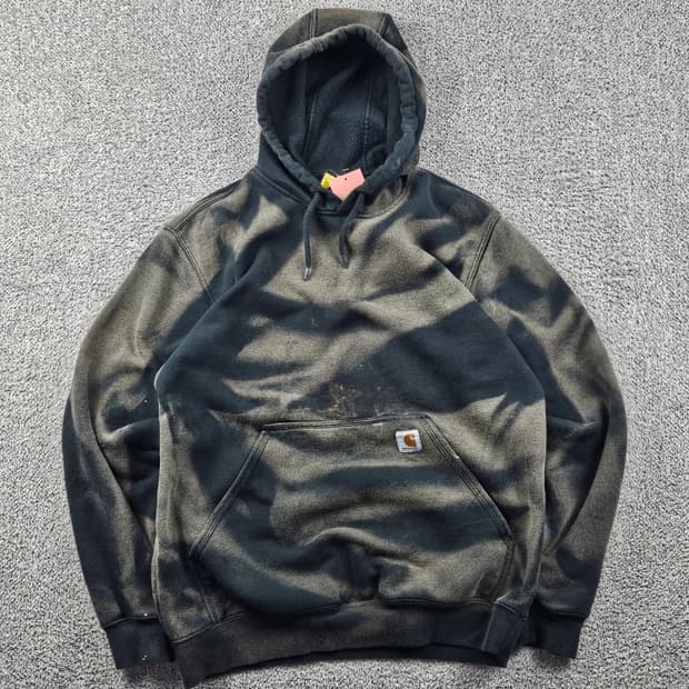 칼하트 다잉 워시드 커스텀 후드 티셔츠 ( M ) / 10689