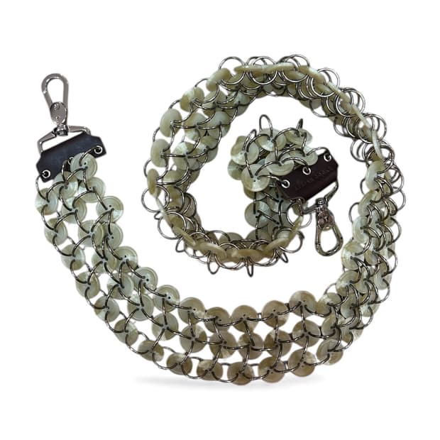 Stefan Cooke Shell Button Chain Strap