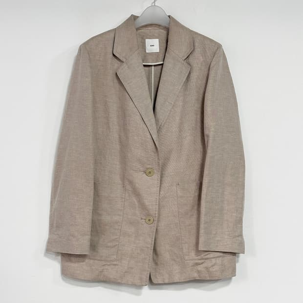 구호 KUHO 린넨 코튼 블레이저 자켓