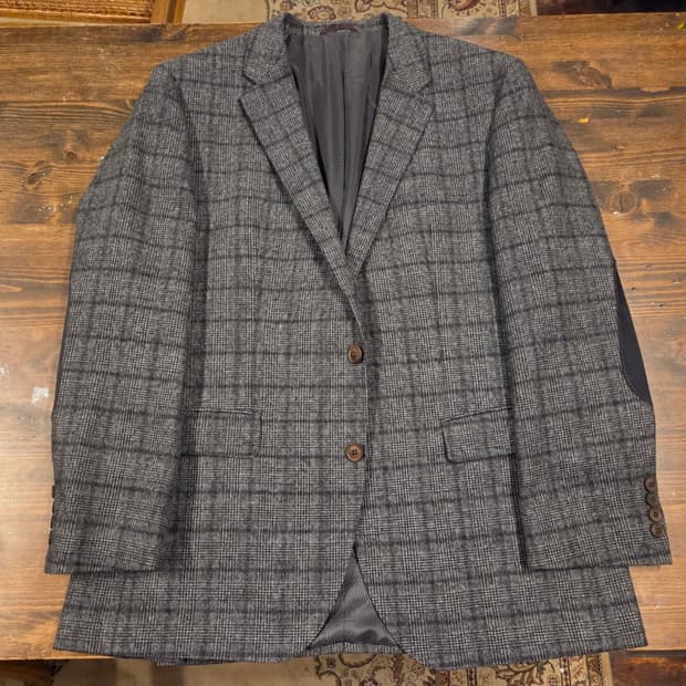 휴고보스 블랙라벨 트위드자켓 
