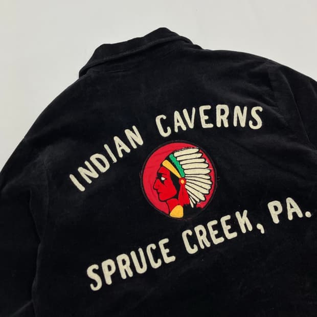 Japanese vintage backers 자수 인디언 자켓