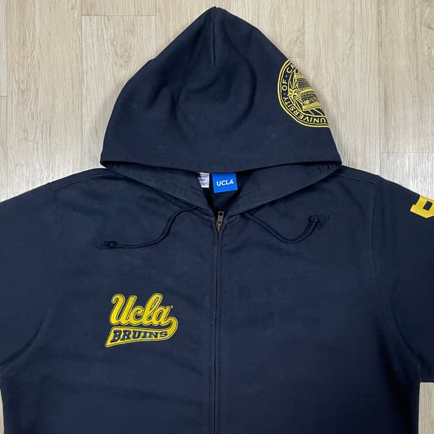 110) 80's 복각 챔피온 미대학 UCLA 후드집업