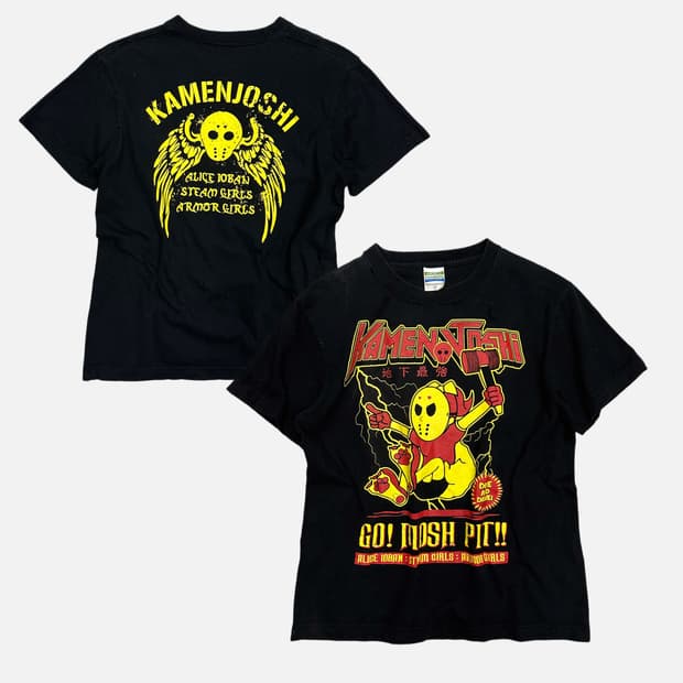 KAMEN JOSHI band printing t-shirt