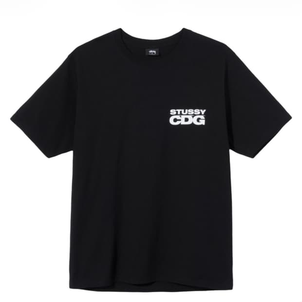 꼼데가르송 x 스투시 반팔 티셔츠