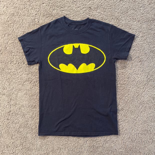 빈티지 배트맨 로고 공식 티셔츠