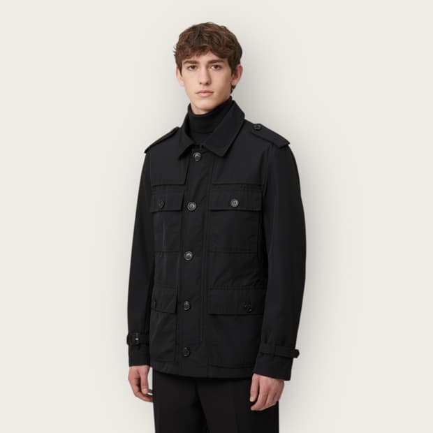 M/ 버버리 탄창 포켓 나일론 필드 자켓