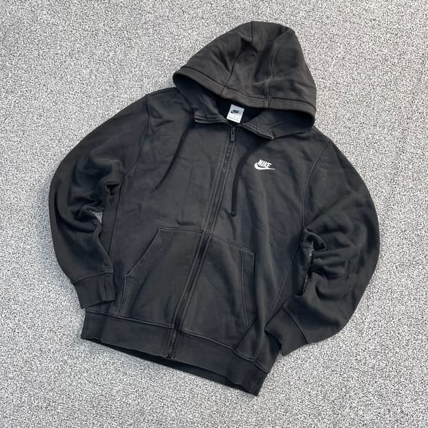 M 나이키 스우시 후드 집업 0408M