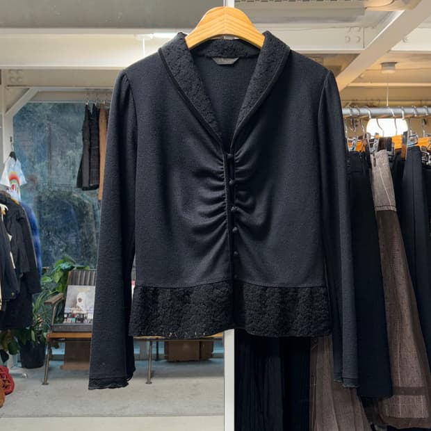 Kiyoko takase 울 레이스 자켓